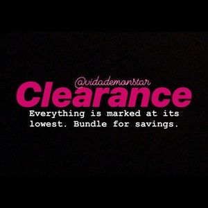 ⚡️🔥 CLEARANCE SAVINGS . Bundle for savings ⚡️